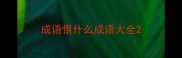 成语恨什么成语大全