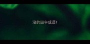 没的四字成语