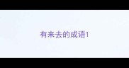 有来去的成语