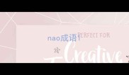 nao成语