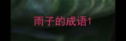 雨子的成语