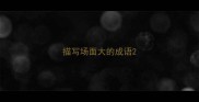 描写场面大的成语