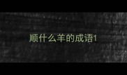 顺什么羊的成语