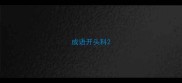 成语开头科