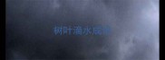 树叶滴水成语