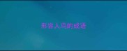 形容人鸟的成语