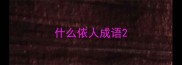 什么依人成语