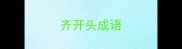 齐开头成语