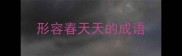 形容春天天的成语
