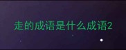 走的成语是什么成语