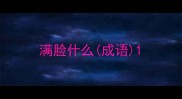 满脸什么成语