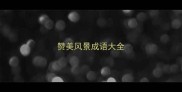 赞美风景成语大全