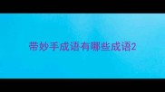带妙手成语有哪些成语