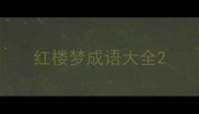 红楼梦成语大全