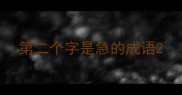 第二个字是急的成语