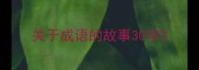 关于成语的故事30字