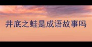 井底之蛙是成语故事吗