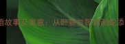100个经典成语故事及寓意从卧薪尝胆到画蛇添足的历史智慧
