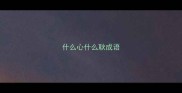 什么心什么耿成语
