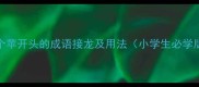 100个苹开头的成语接龙及用法小学生必学版