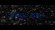 能的成语有哪些