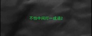 不怕中间打一成语