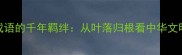 树与成语的千年羁绊从叶落归根看中华文明密码