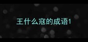 王什么寇的成语
