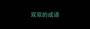双双的成语