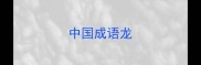 中国成语龙