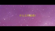 什么云天成语