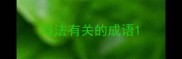 与法有关的成语