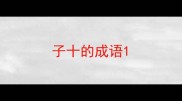 子十的成语