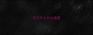 百万什么什么成语