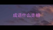 成语什么走相