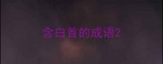 含白首的成语