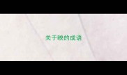 关于映的成语