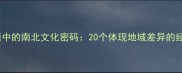 四字成语中的南北文化密码20个体现地域差异的经典成语
