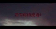 带有辉的成语