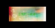 三独打一成语