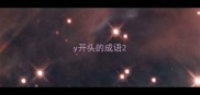 y开头的成语