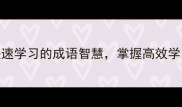 开卷有益快速学习的成语智慧掌握高效学习法的3个关键