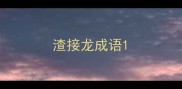 渣接龙成语