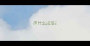挥什么成语