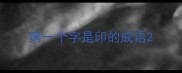 第一个字是印的成语