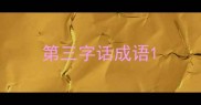 第三字话成语