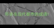 形容在现代都市的成语