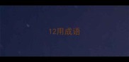 12用成语
