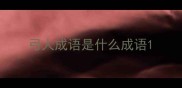 弓人成语是什么成语