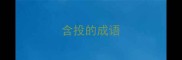 含投的成语